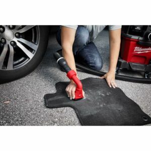 Milwaukee AIR-TIP 1-1/4" - 2-1/2" Swivel Palm Brush Wet/Dry Vac Brush Kit 5 pc - Image 6