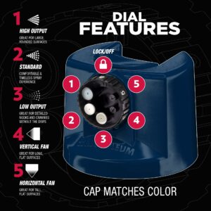 Rust-Oleum Custom Spray 5-in-1 Gloss Navy Blue Spray Paint 12 oz (Case of 6) - Image 3