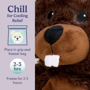 Warmies Beaver Stuffed Animals Brown - Image 5