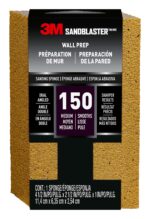 3M Sandblaster 4-1/2 in. L X 2-1/2 in. W X 1 in. 150 Grit Dual Sanding Sponge