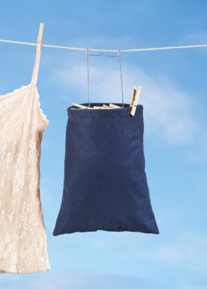 Whitmor Blue Polyester Clothes Pin Bag - Image 2