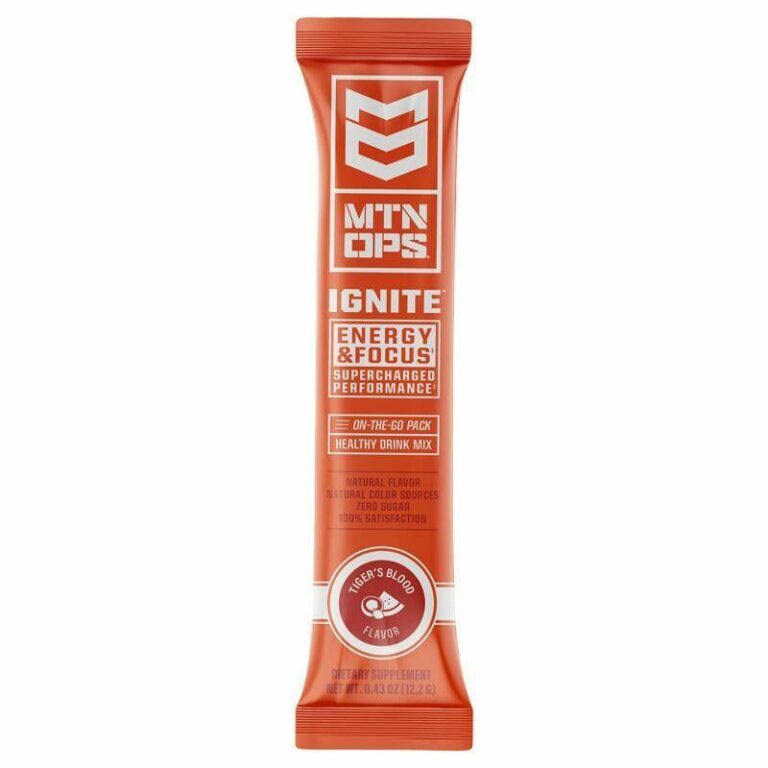 MTN OPS Ignite Tigers Blood Energy Drink Mix (Pack of 12) - Wesson Hardware