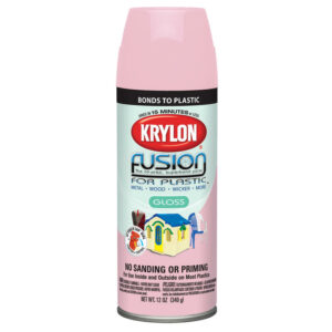 Krylon Gloss Fairytale Pink Fusion Spray Paint 12 oz