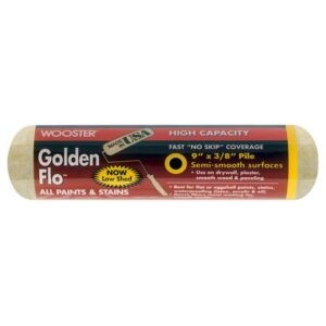 Wooster Golden Flo Fabric 9 in. W X 3/8 in. Paint Roller Cover