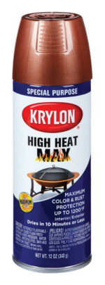 Krylon Special Purpose Gloss Copper Ultra High Heat Spray 12 oz