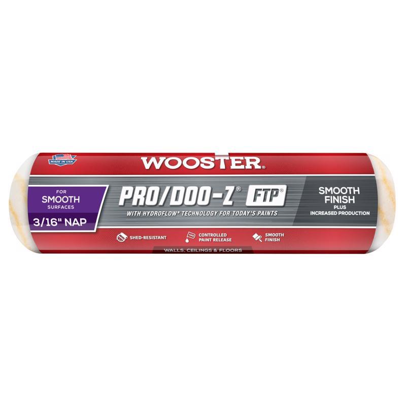 Wooster Pro/Doo-Z FTP Synthetic Blend 9 in. W X 3/16 in. Paint Roller Cover