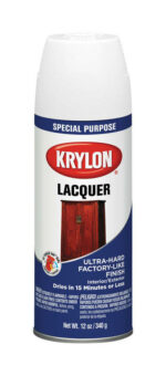 Krylon Gloss White Lacquer Spray Paint 12 oz