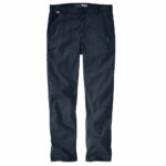 Carhartt Men's FR Relaxed Straight Rigby Dungaree, Navy, 10496-I26 34x30
