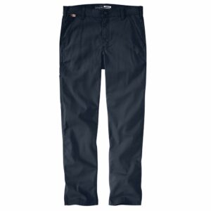 Carhartt Men's FR Relaxed Straight Rigby Dungaree, Navy, 10496-I26 34x30