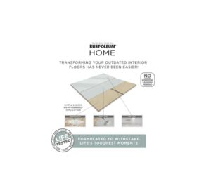 Rust-Oleum Home Semi-Gloss White Tint Base Floor Coating Kit 1 qt - Image 3
