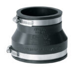 Fernco Schedule 40 4 in. Hub X 3 in. D Hub PVC Flexible Coupling