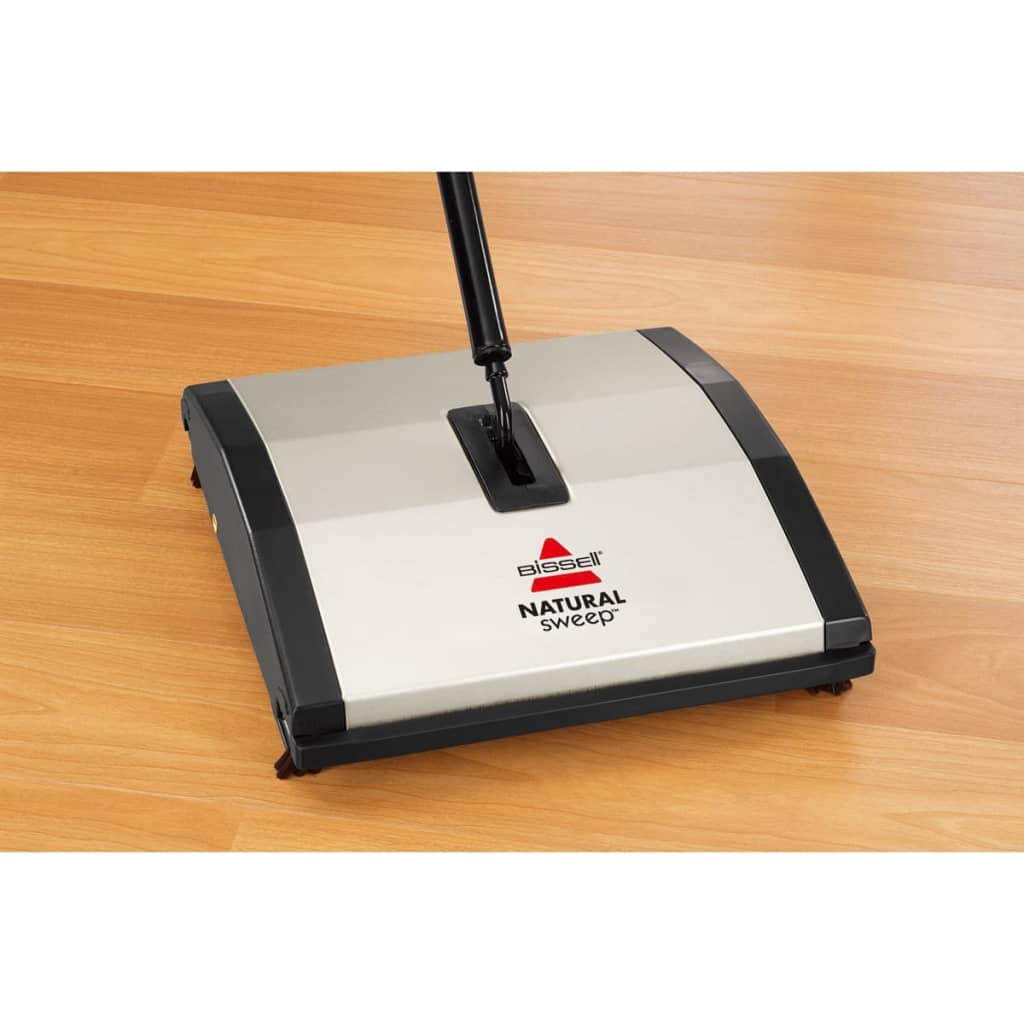 Bissell Natural Sweep Carpet and Floor Sweeper with Dual Brush Rotating System and 2 Corner Edge Brushes, 92N0A, 4.2 lb. - Image 4