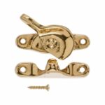 Crescent Sash Lock Brass 2-1/2"