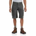Carhartt Men's Rugged Cargo Donley Short Gravel 101972-039 Waist 36