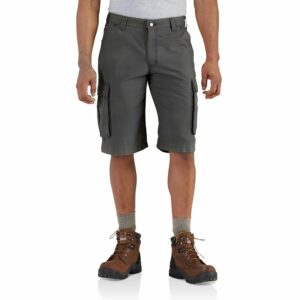 Carhartt Men's Rugged Cargo Donley Short Gravel 101972-039 Waist 36