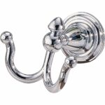 Delta Faucet 75035-SS, Victorian Double Robe Hook, Brilliance Stainless Steel