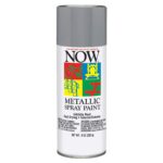 Krylon Now Spray Paint, Gloss, Aluminum, 9 oz 21201