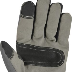 Wells Lamont Men's Outdoor Winter Work Gloves Black/Gray Large 7748L - Image 3