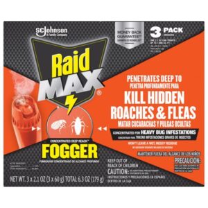 Raid MAX Insect Killer Fog 3-Pack