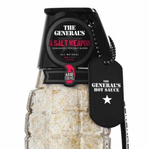 The General's Hot Sauce A Salt Weapon Habanero Peppers Seasoning Salt 6 oz - Image 2