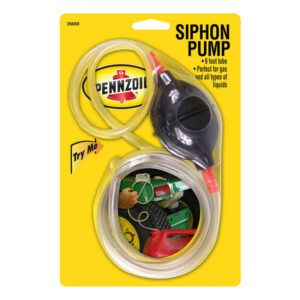 Pennzoil Hand Operated Plastic 72 in. Siphon Pump 36688