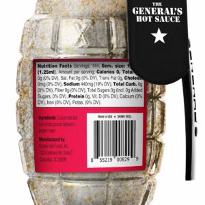 The General's Hot Sauce A Salt Weapon Habanero Peppers Seasoning Salt 6 oz - Image 3