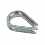 Koch Industries Zinc-Plated Steel 5/8 in. D Wire Rope Thimble (Pack of 10)