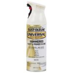 Rust-Oleum Universal Hammered White Paint+Primer Spray Paint 12 oz 267298