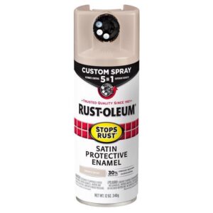 Rust-Oleum Stops Rust 5-in-1 Indoor/Outdoor Satin Beige Oil-Based Oil Modified Alkyd Protective Enamel (Case of 6)