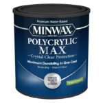 Minwax Polycrylic Max Ultra Flat Clear Water-Based Polycrylic 1 qt