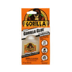 Gorilla White Gorilla Glue Waterproof Polyurethane Glue 2 Ounce Bottle White