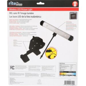 Rite Lite LED Matte Black Picture Light LPL600B - Image 2