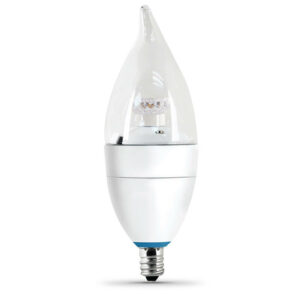 Feit HomeBrite Smart B10 E12 Candelabra LED Bulb Soft White 40 Watt Equivalence - Image 2