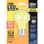 Feit A19 E26 (Medium) LED Bulb Yellow 60 Watt Equivalence