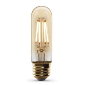 Feit T10 E26 (Medium) LED Bulb Amber 40 Watt Equivalence - Image 2