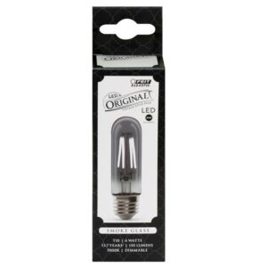 Feit T10 E26 (Medium) Filament LED Bulb Smoke Daylight 25 Watt Equivalence