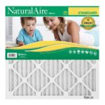 NaturalAire 20" X 22.25" X 1" Synthetic 8 MERV Pleated Air Filter (Case of 12)