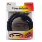 Mr. Heater 3/8 MPT in. D X 3/8 FF in. D X 5 ft. L Brass/Plastic LP Hose Assembly