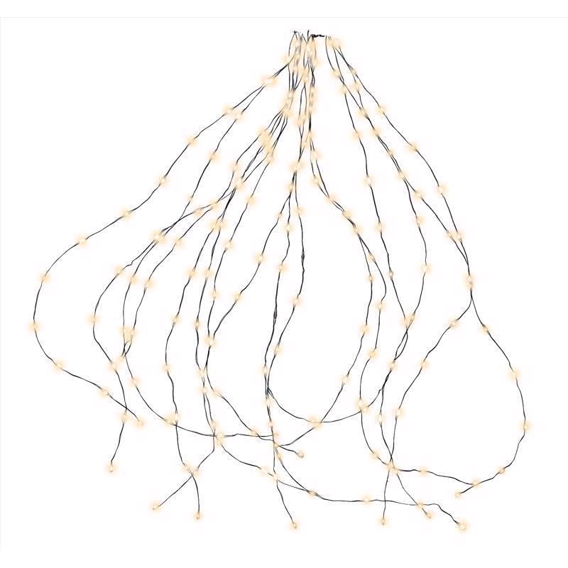 Celebrations LED Cluster Warm White 1080 ct String Christmas Lights 10 ft.