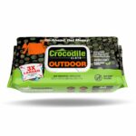 Crocodile Cloth Outdoor White Cloth 10 in. W X 15 in. L 80 wipes 6610