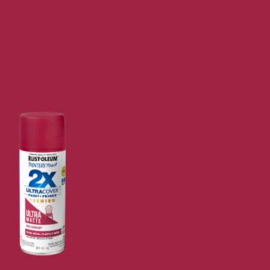 Rust-Oleum Painter's Touch 2X Ultra Cover Matte Red Currant Spray Paint (6-Pack) - Image 2