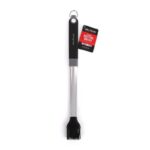 Grill Mark Silicone/Steel Black/Silver Grill Basting Brush