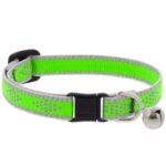 LupinePet Green Diamond Nylon Cat Adjustable Collar Small