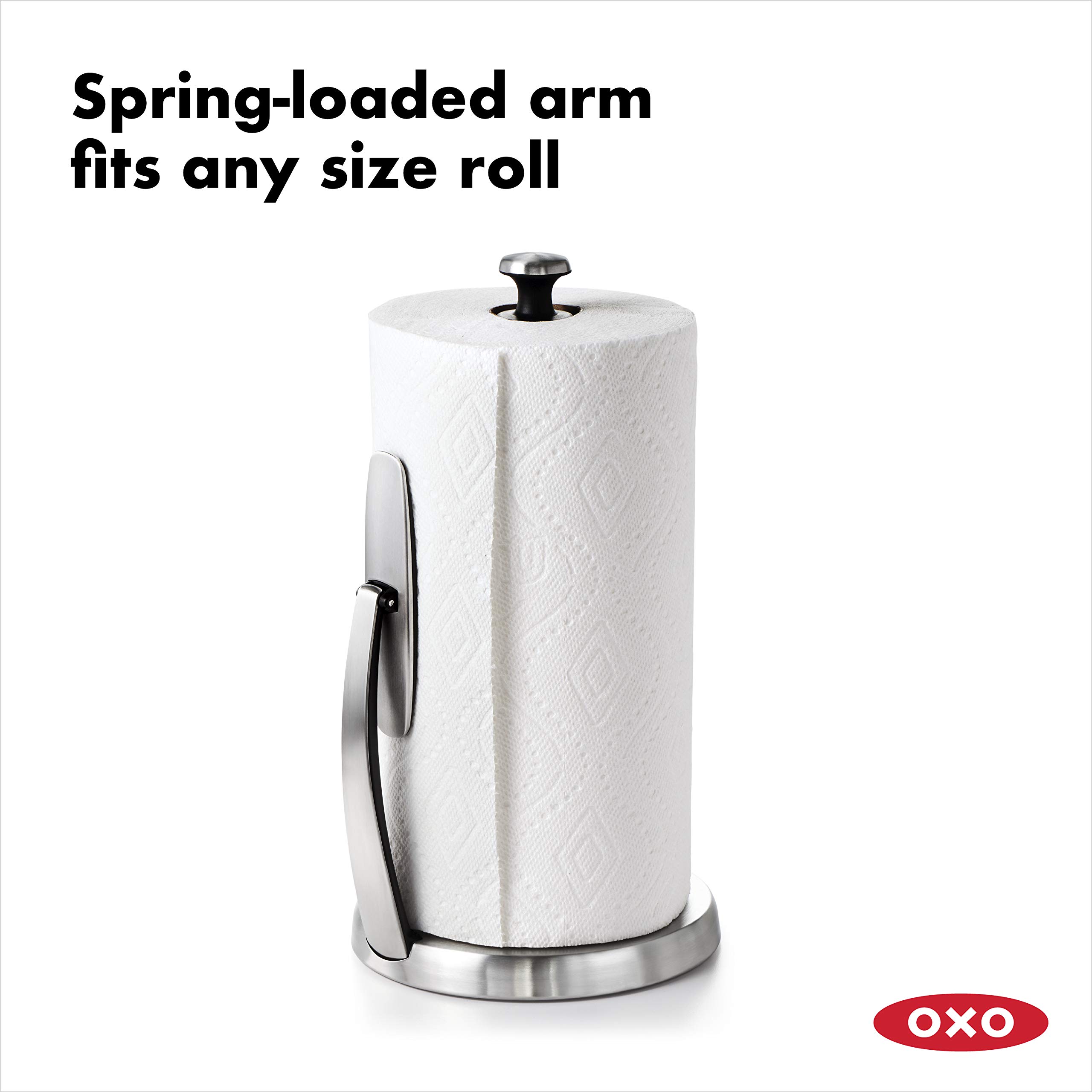 OXO Good Grips SimplyTear Paper Towel Holder Countertop - Image 3