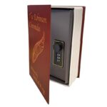 Lucky Line Combination Lock Burgundy Book Safe 62200