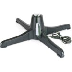 J Hofert Co Revolving Plastic Artificial Christmas Tree Stand