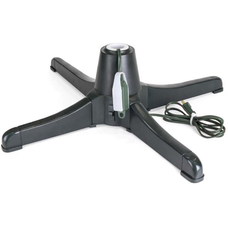 J Hofert Co Revolving Plastic Artificial Christmas Tree Stand