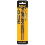 DeWalt Black & Gold 25/64" High Speed Steel Split Point Drill Bit 3-Flat Shank