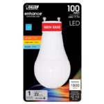 Feit A21 GU24 LED Bulb Adjustable White 100 Watt Equivalence