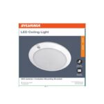 Sylvania Motion-Sensing Battery Powered LED White Ceiling Light 66945